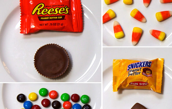What does 100 calories of halloween candy really look like? Now, honestly how often do you limit yourself to a reasonable amount of candy?
