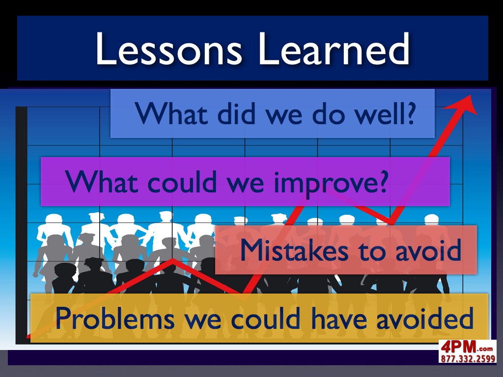 What lessons did you learn? Failure is not an option when you apply eat went wrong and use it to make better choices in the future.