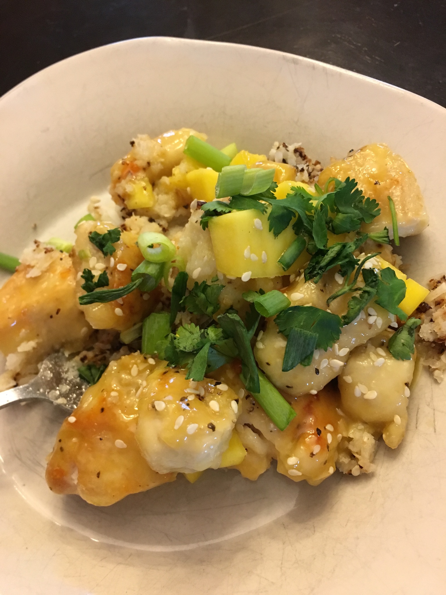 Spicy Mango Chicken, Whole30 approved