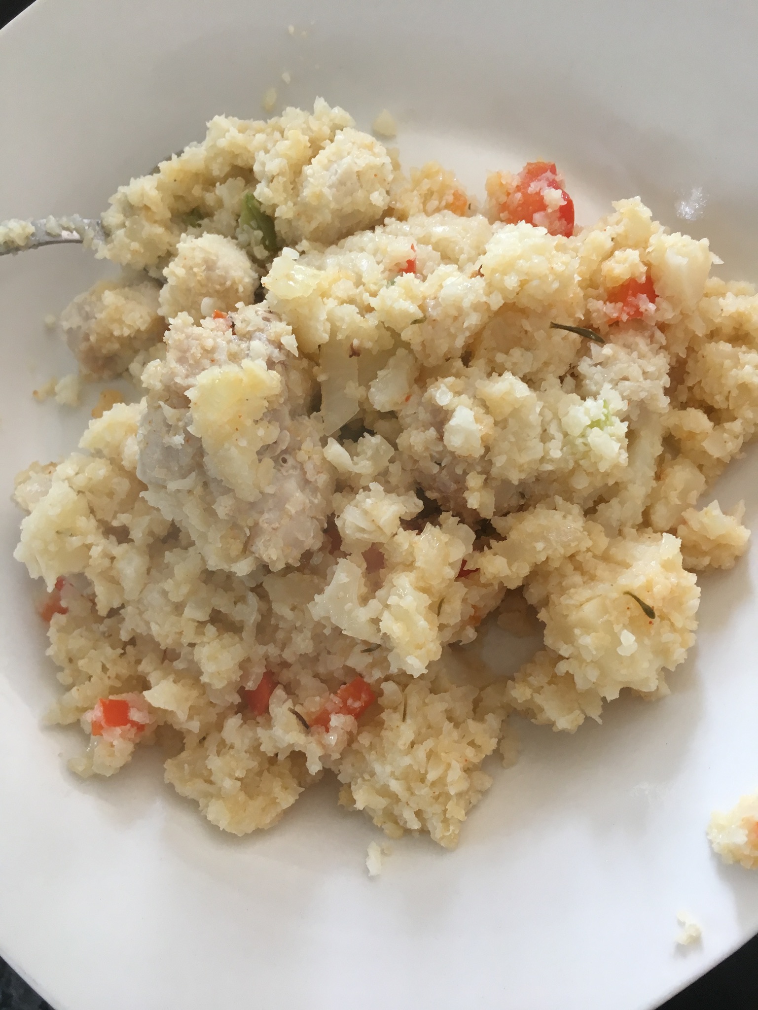 Paleo Creole Ham and Cauliflower Rice, Whole30 approved